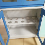 Lab instrument storage cabinet