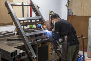 Welding the Standing Frame